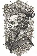 marcus aurelius memento mori tattoo design idea