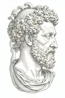 marcus aurelius tattoo design idea