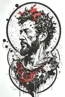 marcus aurelius tattoo design idea