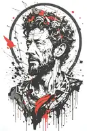 marcus aurelius tattoo design idea
