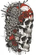 marcus aurelius memento mori tattoo design idea