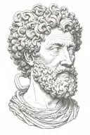 marcus aurelius tattoo design idea