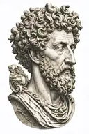 marcus aurelius tattoo design idea