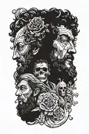 marcus aurelius and death tattoo design idea