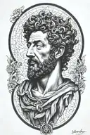 marcus aurelius tattoo design idea