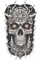 schizophrenia tattoo design idea