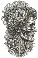 marcus aurelius memento mori tattoo design idea