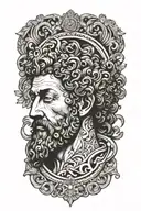 marcus aurelius tattoo design idea