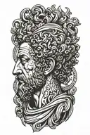 marcus aurelius tattoo design idea