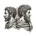 marcus aurelius tattoo design idea