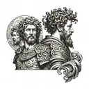 marcus aurelius tattoo design idea