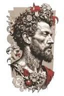 marcus aurelius tattoo design idea