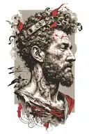 marcus aurelius tattoo design idea