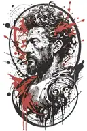 marcus aurelius tattoo design idea