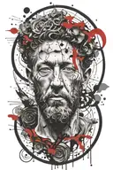marcus aurelius tattoo design idea