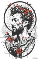 marcus aurelius tattoo design idea