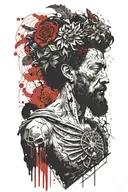 marcus aurelius and death tattoo design idea