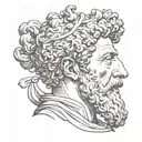 marcus aurelius tattoo design idea