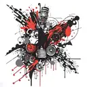 schizophrenia tattoo design idea