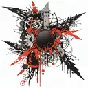 schizophrenia tattoo design idea