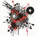 schizophrenia tattoo design idea