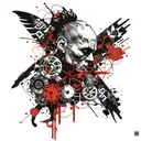 schizophrenia tattoo design idea