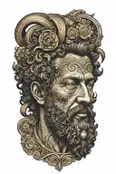 marcus aurelius tattoo design idea