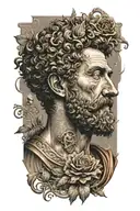 marcus aurelius tattoo design idea