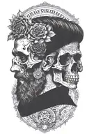 marcus aurelius memento mori tattoo design idea