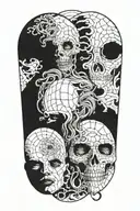 schizophrenia tattoo design idea