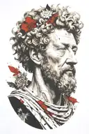 marcus aurelius tattoo design idea