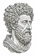 marcus aurelius tattoo design idea
