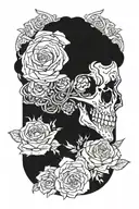 marcus aurelius memento mori tattoo design idea