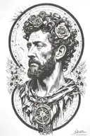 marcus aurelius tattoo design idea