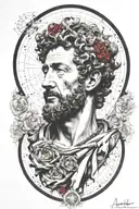 marcus aurelius tattoo design idea