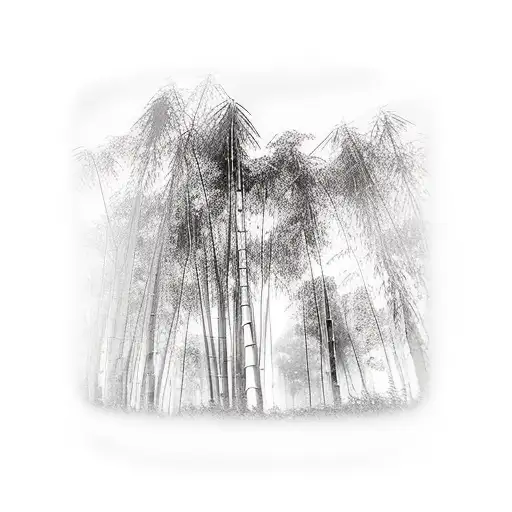 cocora colombian landscape  bamboo trees scenery with outline of country the word Velez centered  tattoo design idea