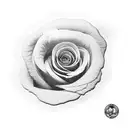 colombian landscape scenery with roses with outline of country the word Velez centered  tattoo design idea