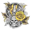 Z and M tattoo design idea