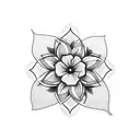 Jasmine flower tattoo design idea