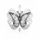 mariposa  tattoo design idea