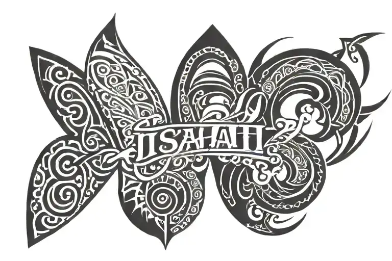 Isaiah 41:10 tattoo design idea