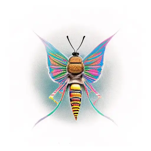 polilla marihuana  tattoo design idea