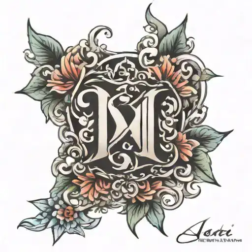 Name "Adi" tattoo design idea