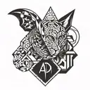 Name "Adi" tattoo design idea