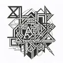 Name "Adi" tattoo design idea