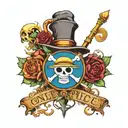 one piece, Doctor WHO, Harry Potter  tattoo design idea