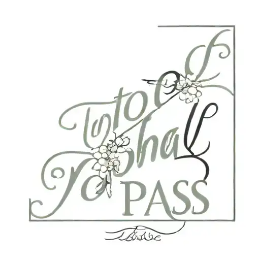 this too shall pass tattoo design idea