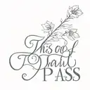 this too shall pass tattoo design idea