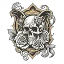 mind over matter tattoo design idea