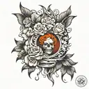 mind over matter tattoo design idea